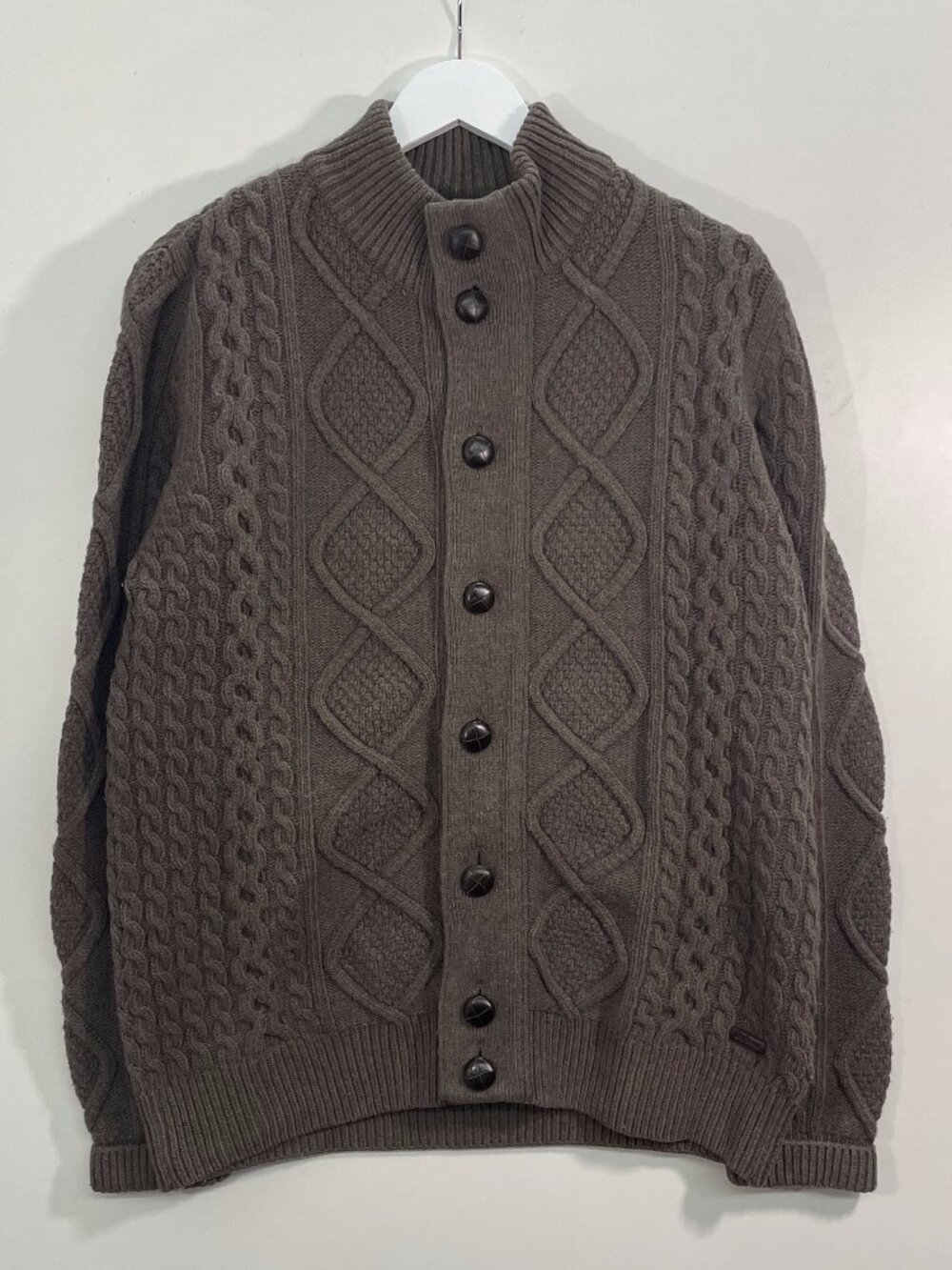 Barbour fisherman knit cardigan